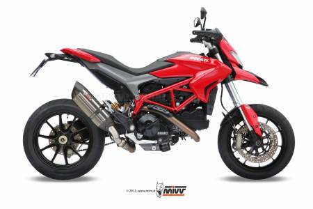 D.029.L7 Pot D Echappament MIVV Suono Inox pour Ducati Hypermotard 821 2013 > 2015