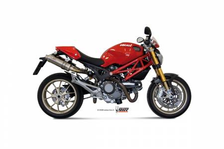D.025.L6S 2 Escape Silenciador MIVV GP Titanio para Ducati Monster 1100 2008 > 2010