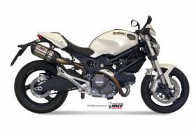 Mivv Exhaust Mufflers Suono Stainless Steel for Ducati Monster 696 2008 > 2014