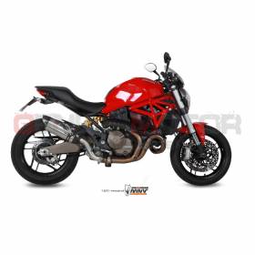 Mivv Exhaust Muffler Suono Stainless Steel for Ducati Monster 821 2014 > 2017