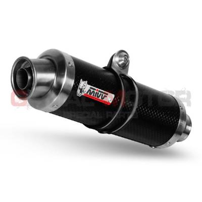 D.031.L2S Mivv Exhaust Mufflers GP Carbon Fiber for Ducati Monster 821 2014 > 2017