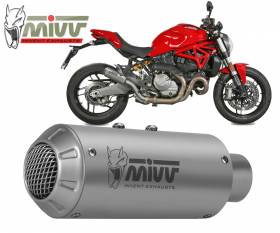 Mivv Exhaust Muffler MK3 Steel for DUCATI MONSTER 821 2018 > 2020