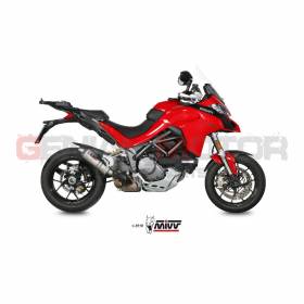 Scarico MIVV Oval Titanio Coppa Carbonio Ducati 34 Multistrada 1200 2015 > 2020