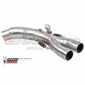 Mivv No Kat Link Pipe Downpipe Stainless Steel for Honda Cb 1000 R 2008 > 2017