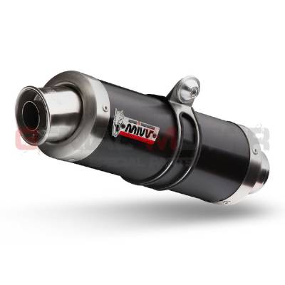 H.041.LXB Mivv Exhaust Muffler GP Black Stainless Steel for Honda Cb 1000 R 2008 > 2017