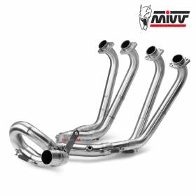 Mivv No Kat Link Pipe Downpipe Stainless Steel for HONDA CB 1000 R 2018 > 2024