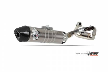 M.HO.032.LXC.F Komplette Auspuffanlage MIVV Stronger Edelstahl Honda Cre F 450 R 2011 > 2012