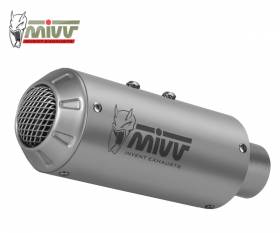 Mivv Exhaust Muffler MK3 Steel for KAWASAKI NINJA 125 2019 > 2024