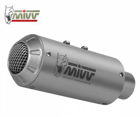 K.048.SM3X Mivv Exhaust Muffler MK3 Steel for KAWASAKI NINJA 125 2019 > 2024