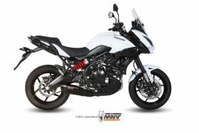 Komplette Auspuffanlage MIVV Suono Schwarz stahl Kawasaki Versys 650 2015 > 2020