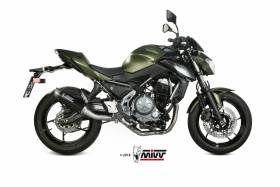 Komplette Auspuffanlage MIVV GP PRO Carbon Hoch fur Kawasaki Z650 2017 > 2024