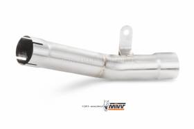Mivv No Kat Link Pipe Downpipe Stainless Steel Kawasaki Zx-6 R 636 2013 > 2016