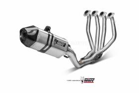 Scarico Completo Steel MIVV Speed Edge Acciaio inox Kawasaki Zx-6 R 2009 > 2016