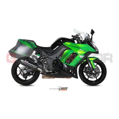 K.043.L9 Scarichi Omologati MIVV Suono Nero Acciaio inox Kawasaki Z 1000 Sx 2014 > 2020