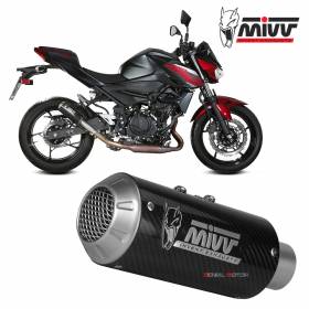 Mivv Exhaust Muffler MK3 Carbon for KAWASAKI Z 400 2019 > 2020