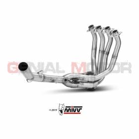 Mivv No Kat Link Pipe Downpipe Stainless Steel for KAWASAKI Z 900 RS 2018 > 2024