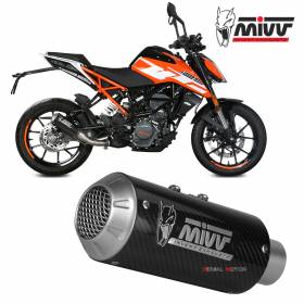 Mivv Exhaust Muffler MK3 Carbon for KTM 125 DUKE 2017 > 2020