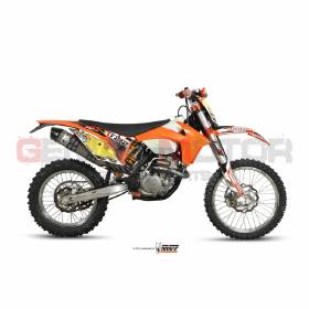 Mivv Complete Exhaust Stronger Stainless Steel for Ktm Exc 350 F 2012
