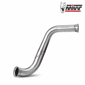 Mivv No Kat Link Pipe Downpipe Stainless Steel for KTM RC 125 2017 > 2021