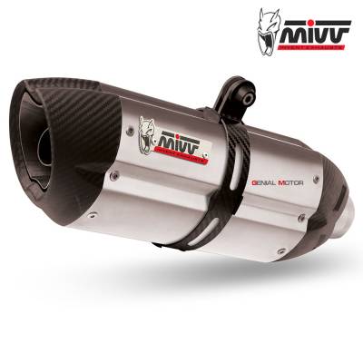 KT.019.L7 Tubo De Escape Silenciador MIVV Suono Inox kat para KTM RC 125 2017 > 2020