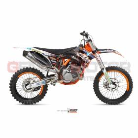 Mivv Complete Exhaust Stronger Stainless Steel for Ktm Sx-F 250 2010