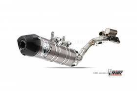 Komplette Auspuffanlage MIVV Stronger Edelstahl fur Ktm Sx-F 250 2011 > 2012