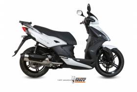 Mivv Complete Exhaust Urban Stainless Steel Kymco Agility 125 R16+ 2014 > 2016