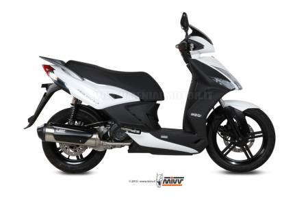 C.KY.0015.B Mivv Complete Exhaust Urban Stainless Steel Kymco Agility 200 R16+ 2014 > 2016