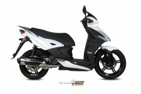 Mivv Approved Complete Exhaust Urban for Kymco Agility 200 R16+ 2014 > 2016