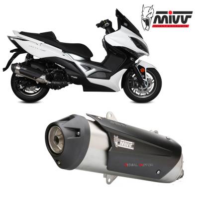 C.KY.0012.B Mivv Complete Exhaust Urban Inox for KYMCO XCITING 400I 2013 > 2016