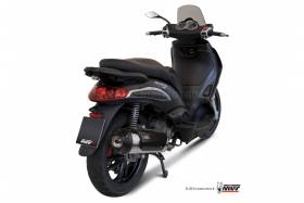 Mivv Approved Complete Exhaust Urban Steel for Piaggio Beverly 250 2004 > 2007