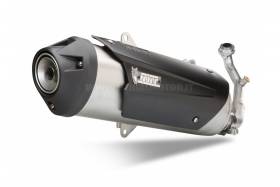 Mivv Approved Exhaust Muffler Urban Steel for Piaggio Beverly 400 2006 > 2010