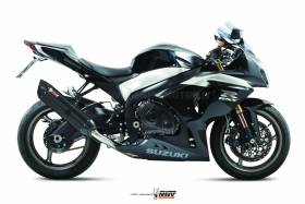 Mivv Approved Exhaust Mufflers Suono Black for Suzuki Gsx-R 1000 2009 > 2011