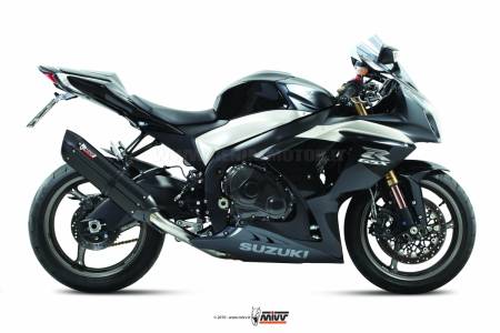S.034.L9 Mivv Approved Exhaust Mufflers Suono Black for Suzuki Gsx-R 1000 2009 > 2011