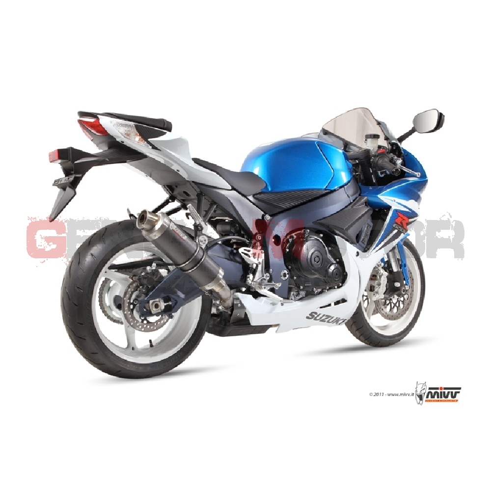 Mivv Exhaust Muffler GP Carbon Fiber for Suzuki Gsx-R 750 2011