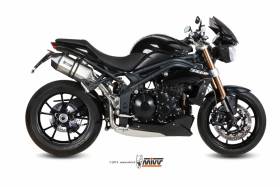 Mivv Approved Exhaust Mufflers Speed Edge High Triumph Speed Triple 2011 > 2015