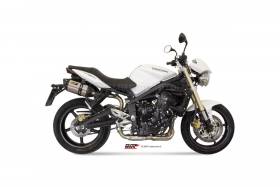Mivv Approved Exhaust Mufflers Suono Steel for Triumph Street Triple 2007 > 2012