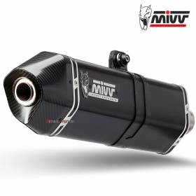 Auspuff exhaust MIVV Speed Edge Schwarz Inox  fur TRIUMPH TIGER 1050 SPORT 2017 > 2020