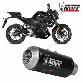 Mivv Complete Exhaust Full system Inox black for YAMAHA MT-03 2016 > 2024