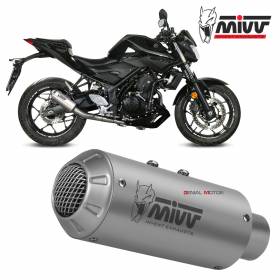 Mivv Complete Exhaust Full system Inox for YAMAHA MT-03 2016 > 2024