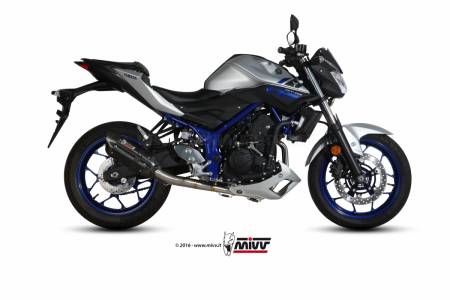 X.YA.0009.S9 Mivv Complete Exhaust Suono Black Stainless Steel for Yamaha Mt-03 2016 > 2018