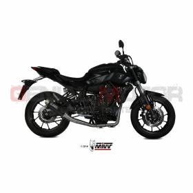 Komplette Auspuffanlage MIVV GP PRO Carbon Hoch fur Yamaha Mt-07 2014 > 2020