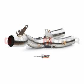 Mivv No Kat Link Pipe Downpipe Stainless Steel for Yamaha Mt-10 2016 > 2021