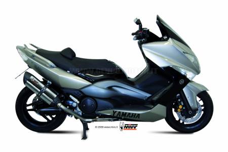 Y.028.L7 Komplette Auspuffanlage MIVV Suono Edelstahl fur Yamaha T-Max 500 2008 > 2011