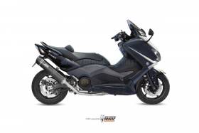 Scarico Completo MIVV Stronger Nero Acciaio inox Yamaha T-Max 500 2012 > 2016