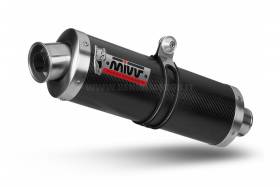 Mivv Exhaust Mufflers Oval Carbon Fiber for Yamaha Tdm 900 2002 > 2014
