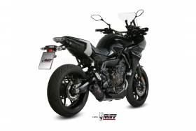 Scarico Completo MIVV Oval Carbonio Con cc per Yamaha Tracer 700 2016 > 2022