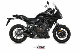 Komplette Auspuffanlage MIVV Speed Edge Schwarz Yamaha Tracer 700 2016 > 2022