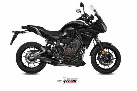 Y.058.LRB Scarico Completo MIVV Speed Edge Nero Acciaio inox Yamaha Tracer 700 2016 > 2022