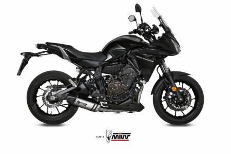 Y.058.LRX Komplette Auspuffanlage MIVV Speed Edge Edelstahl Yamaha Tracer 700 2016 > 2022